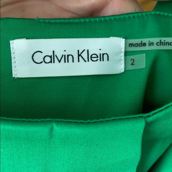 Green Calvin Klein Dress - Picture 3 of 6